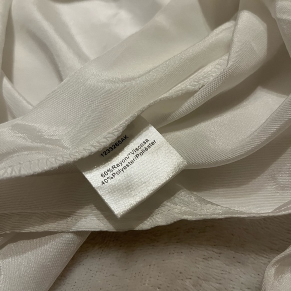 Akira “Material Girl” white multi way wear top Small - Picture 13 of 13